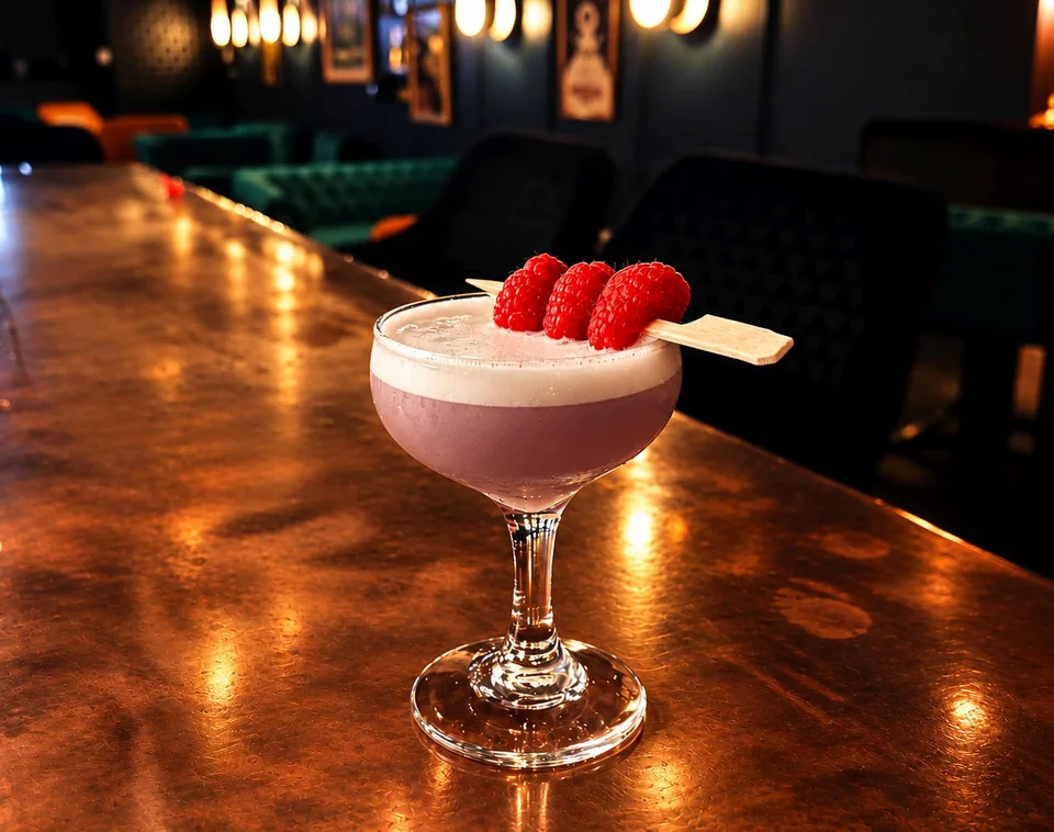 A cocktail at Green Room