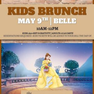 Breakfast with Belle - Saturday May 9th - The Powerhouse