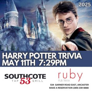 TRIVIA – Harry Potter – May 11th – Southcote53