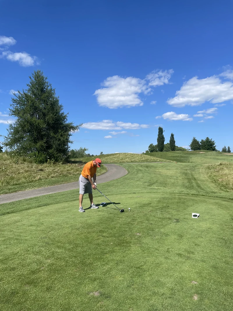 Time for a putt · B Social Golf Tournament 2026